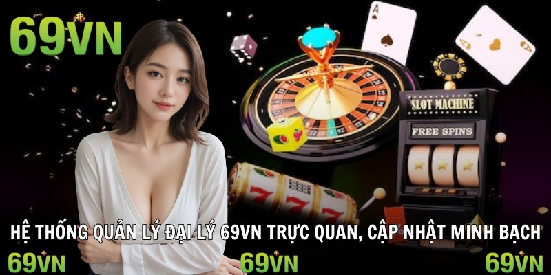 Hệ thống quản lý đại lý 69vn trực quan, cập nhật minh bạch
